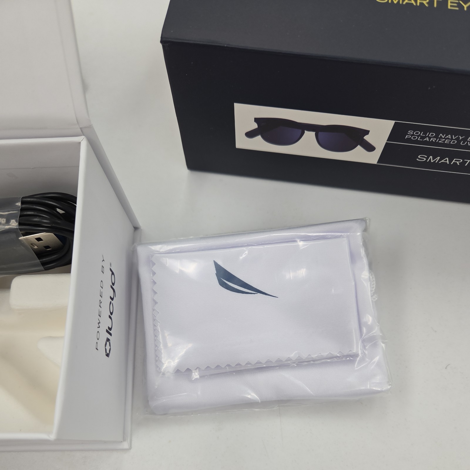Nautica Tailwind Smart Eyewear Sunglasses - LCD007-20 - Solid Navy Blue