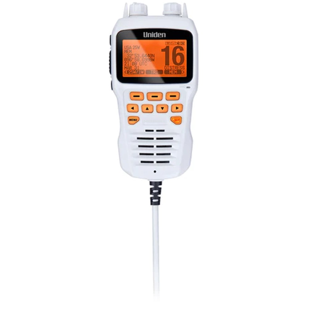 Uniden Remote Mic f/UM725 VHF Radios - White UMRMIC UPC 050633501986