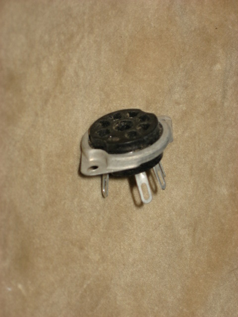 Tube Socket, 7 pin, chassis mount, new