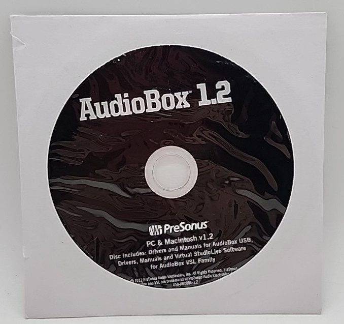 Audiobox 1.2 Driver Disc