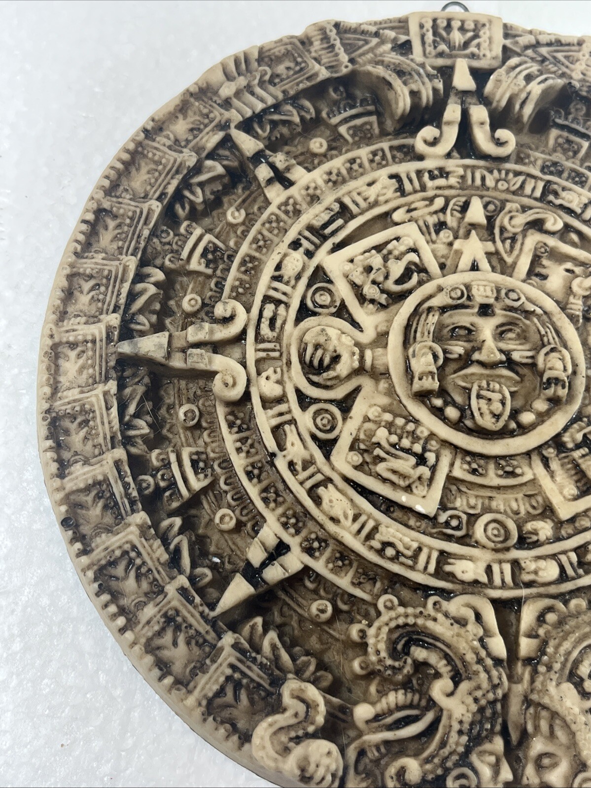 Vintage Mayan Calendar Raised Wall Plaque Chariots Of The Gods Ancient Aliens 7”