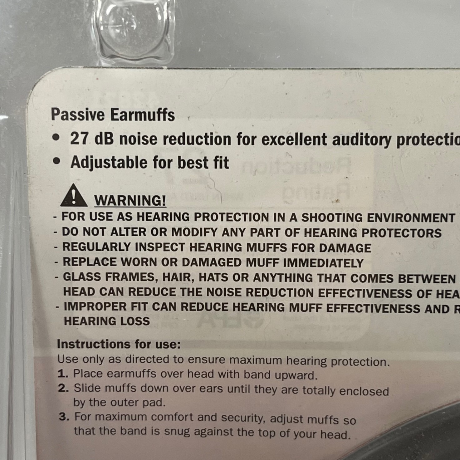 Pink Passive Ear Muffs Champion 42821 Noise Reduction Rating 27 Decibels
