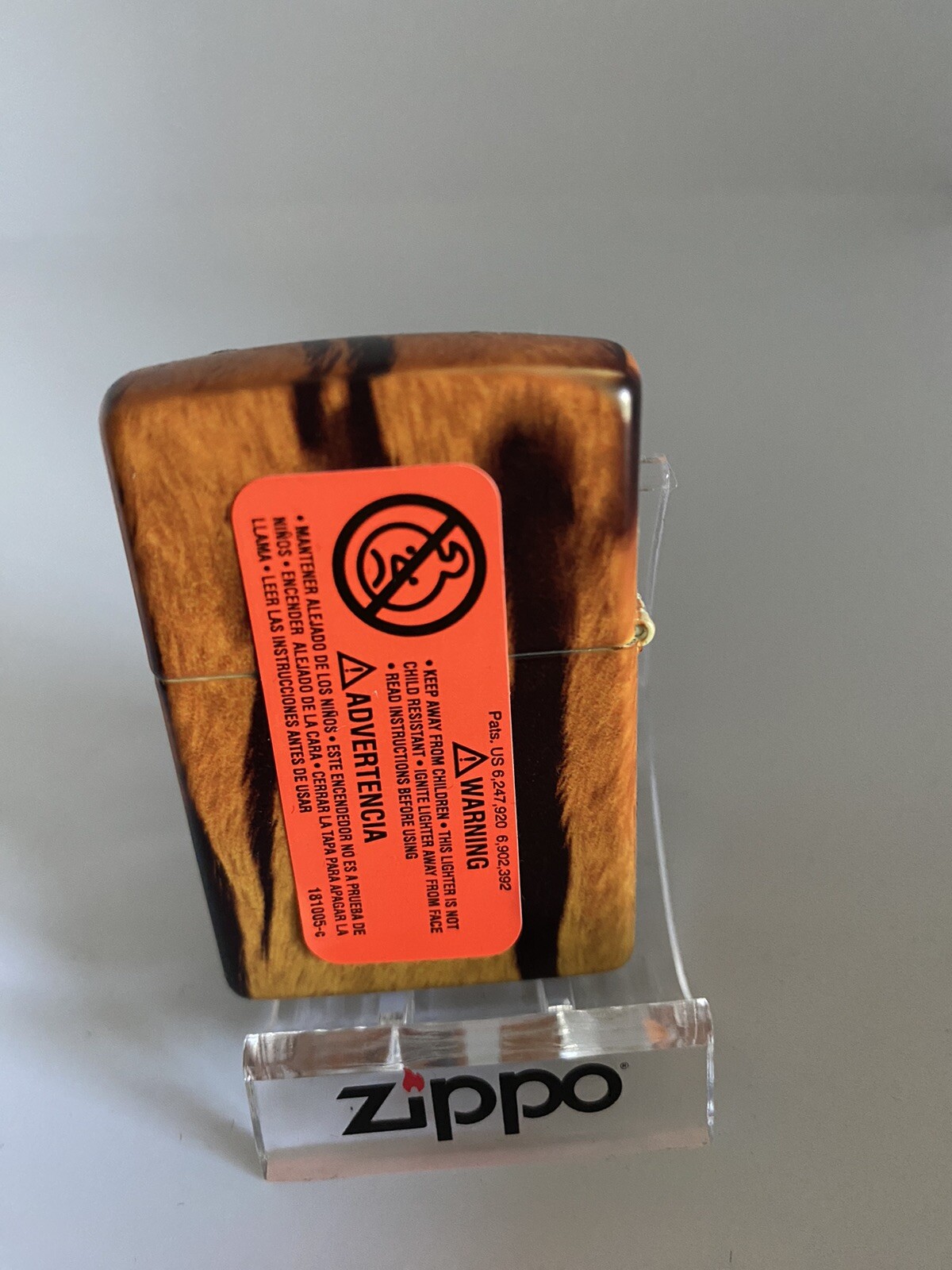 Zippo 540 Wrap Tiger Skin On A 2022 Lighter
