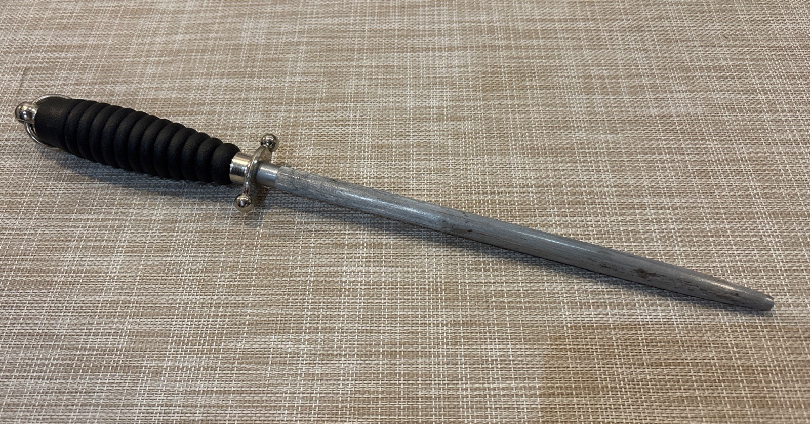 Chrom-vanadium 15” SOLINGEN-GERMANY Sharpening Rod Honing Steel Knives 10" Rod