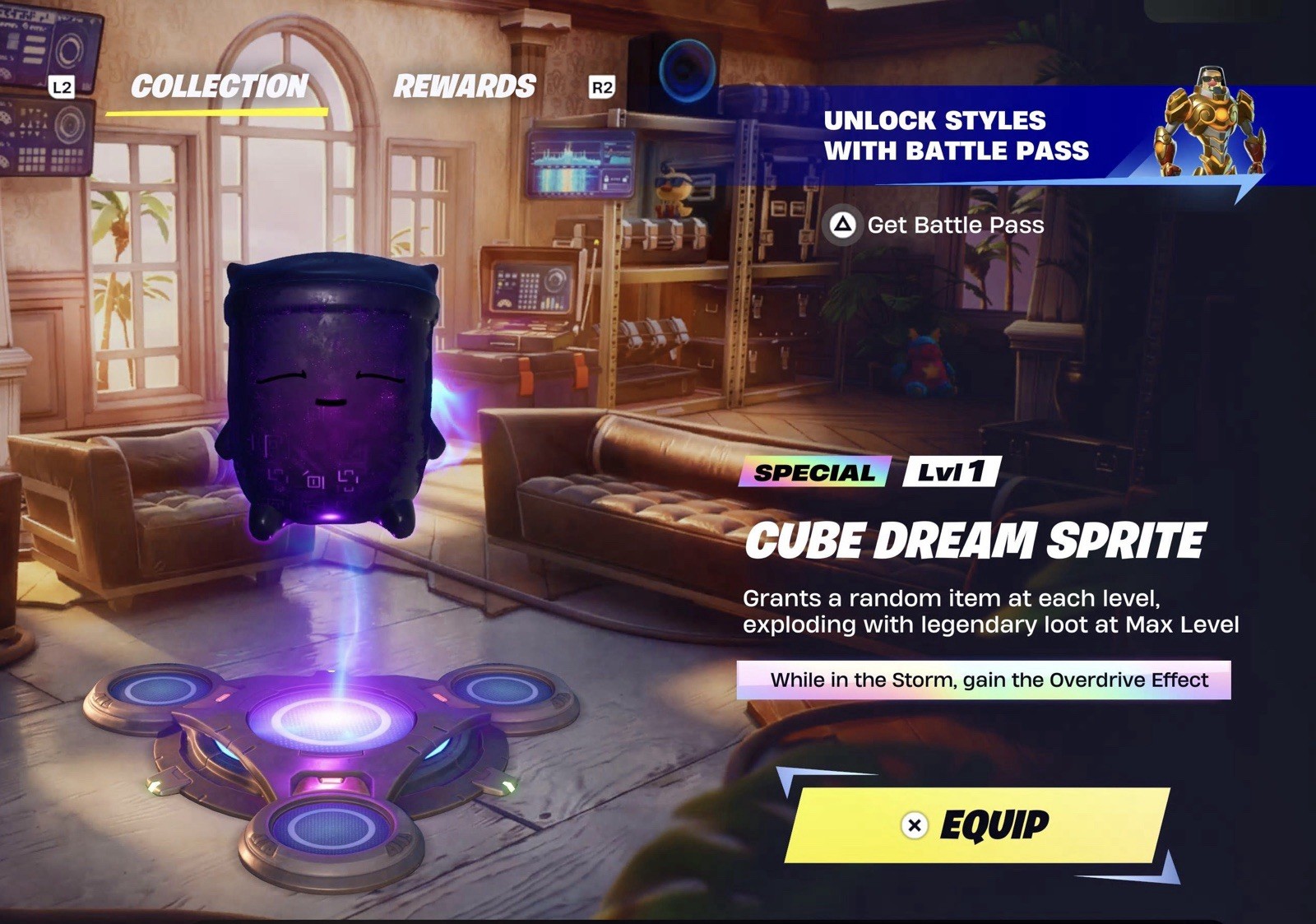 FN NEW Special Legendary Cube Dream Sprite!! Very Rare And Is High Demand!