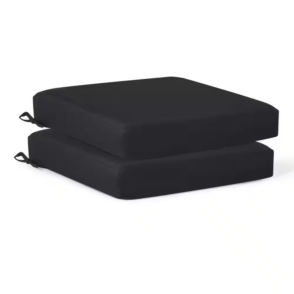 Fadingfree (Set of 2) 20 In. X 19.5 In. X 4 In. Outdoor Patio Thick Square Loung