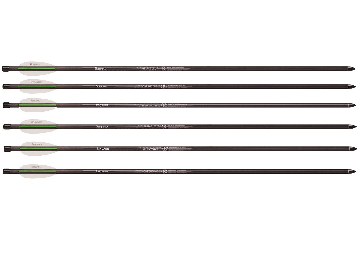 Benjamin 26" Pioneer Airbow Arrows, 6 pack