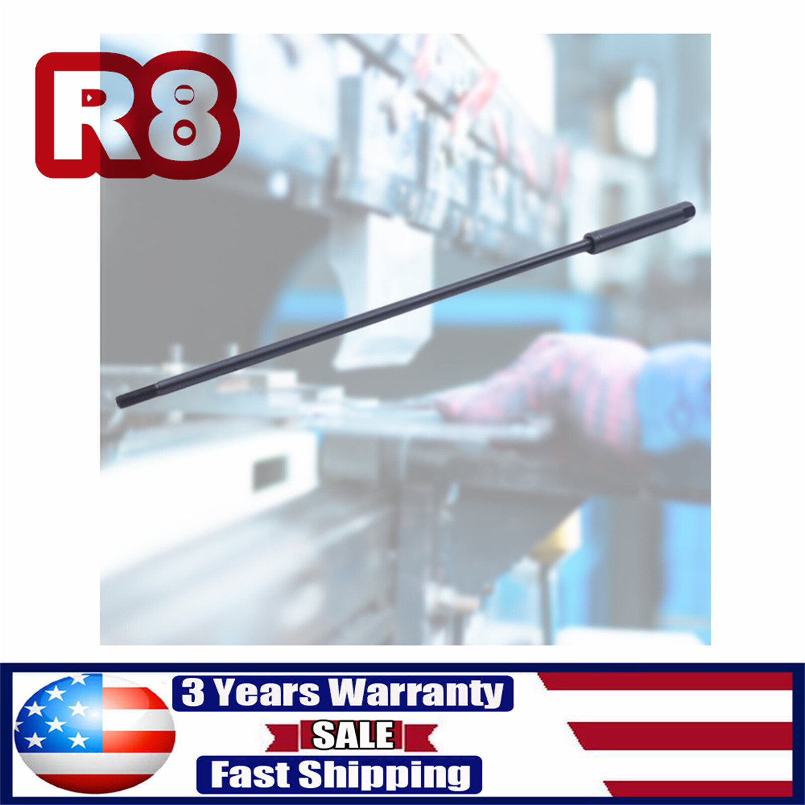 For Bridgeport Mill 7/16 Thread Milling Machine Part R8 Drawbar Overall Draw Bar