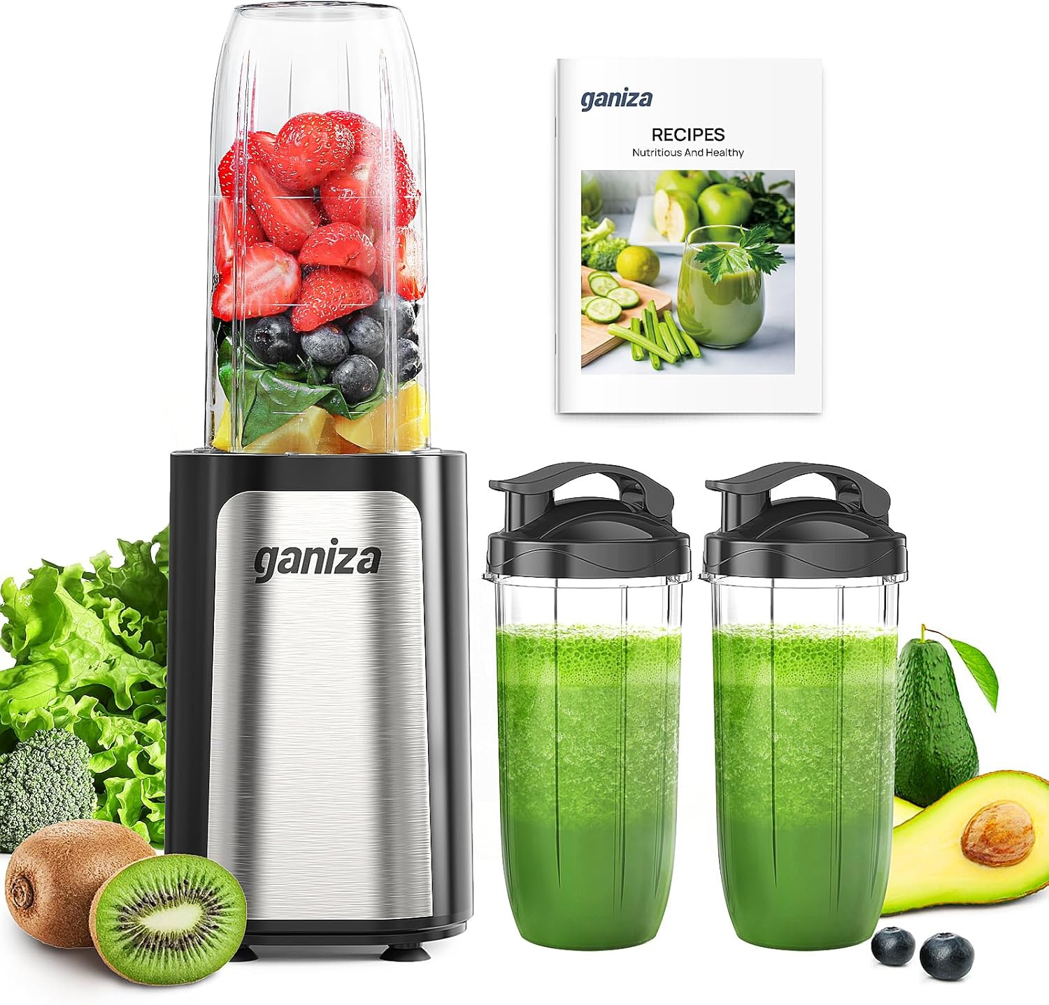 Blender for Smoothies, 14Pcs Personal Blender for Shake and Smoothies for Kitche