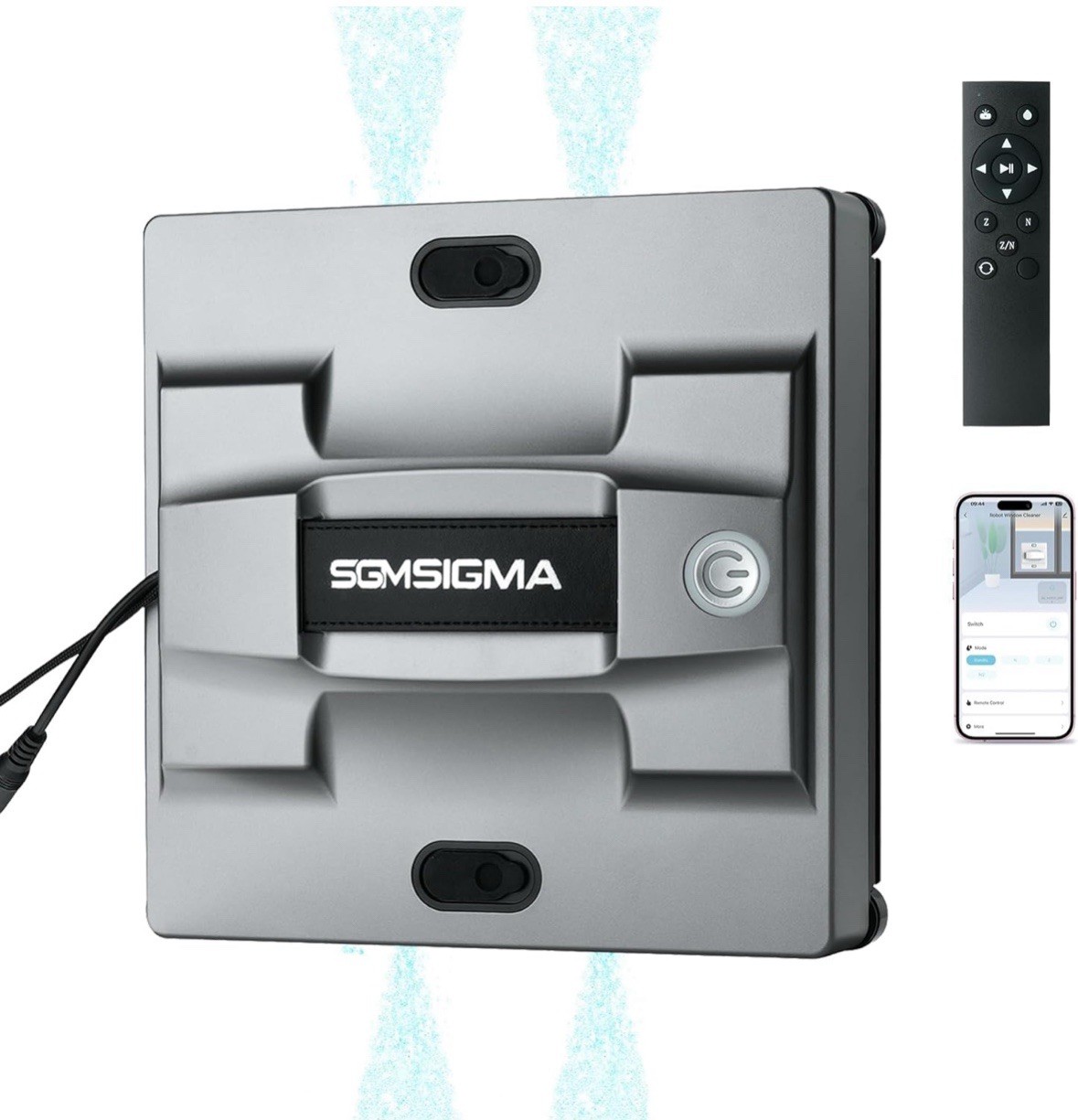 NEW SGMSIGMA M83 Portable Smart Window Tile Cleaning Robot Large Capacity Tank
