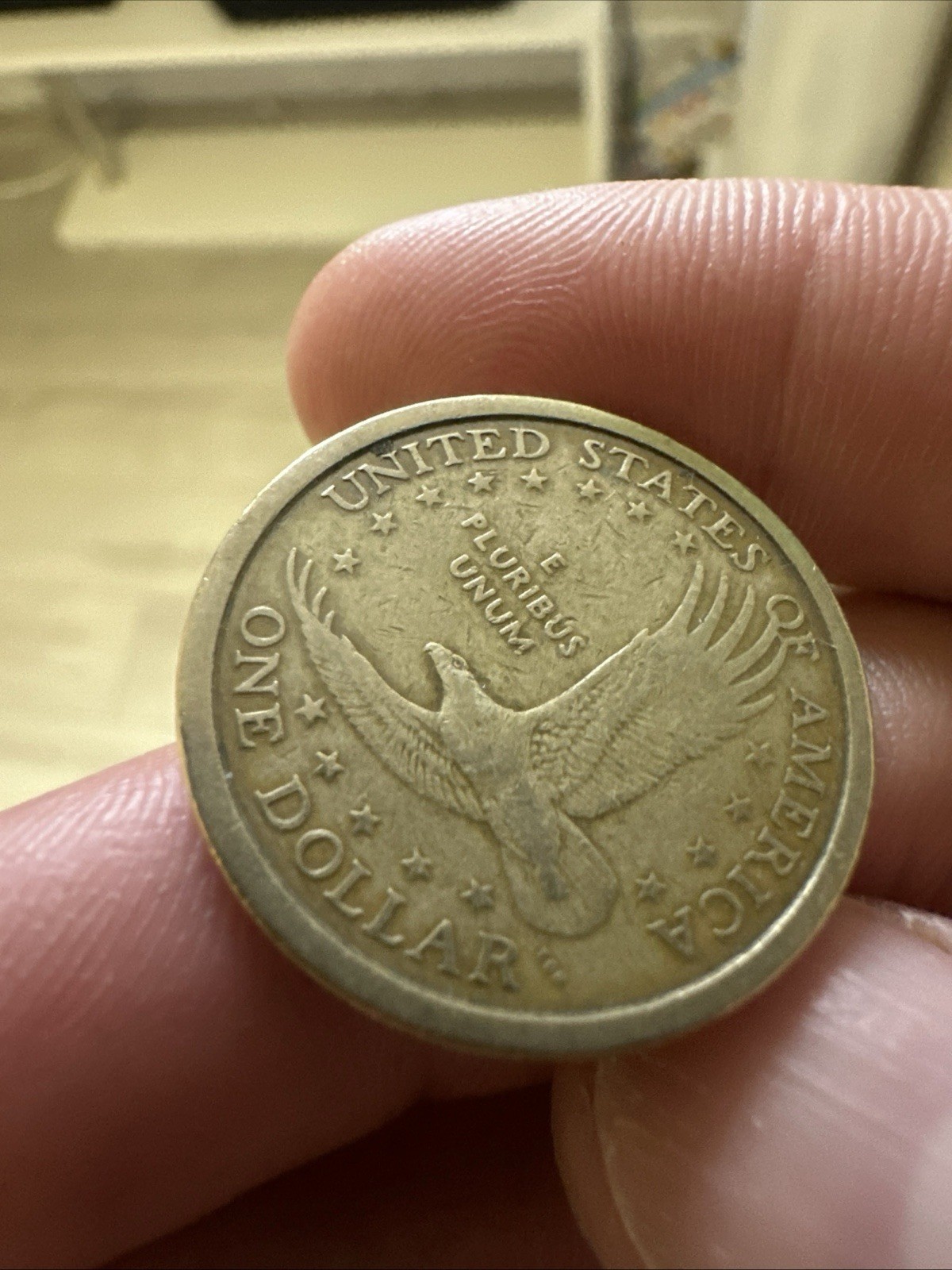 2001 D SACAGAWEA One Dollar US Liberty Coin Native American Dsgn Soaring Eagle