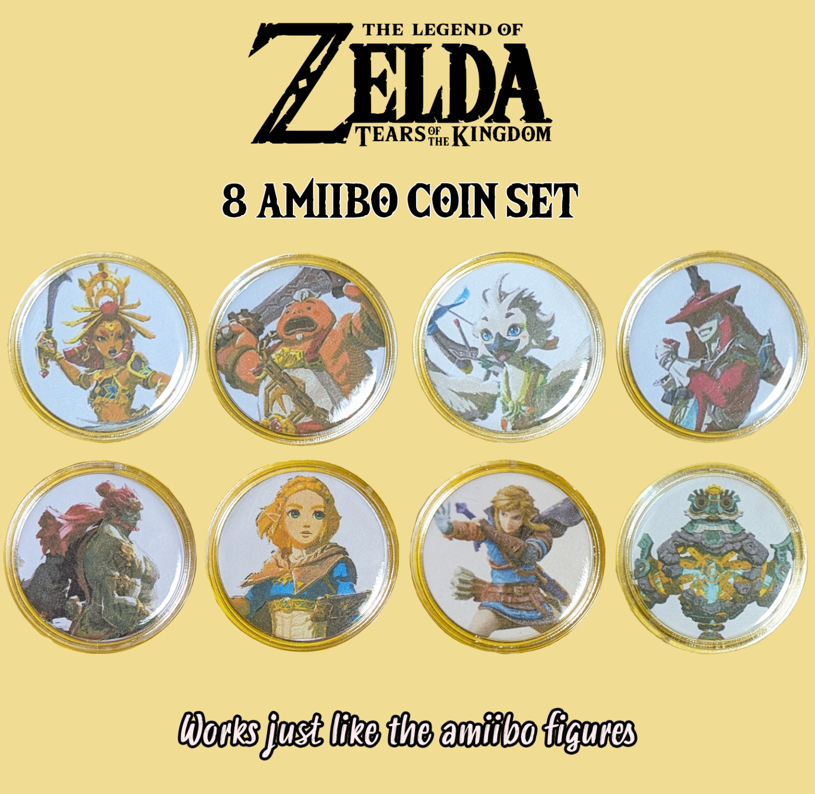 The Legend of Zelda - Tears of the Kingdom  - Set of 8 Amiibo