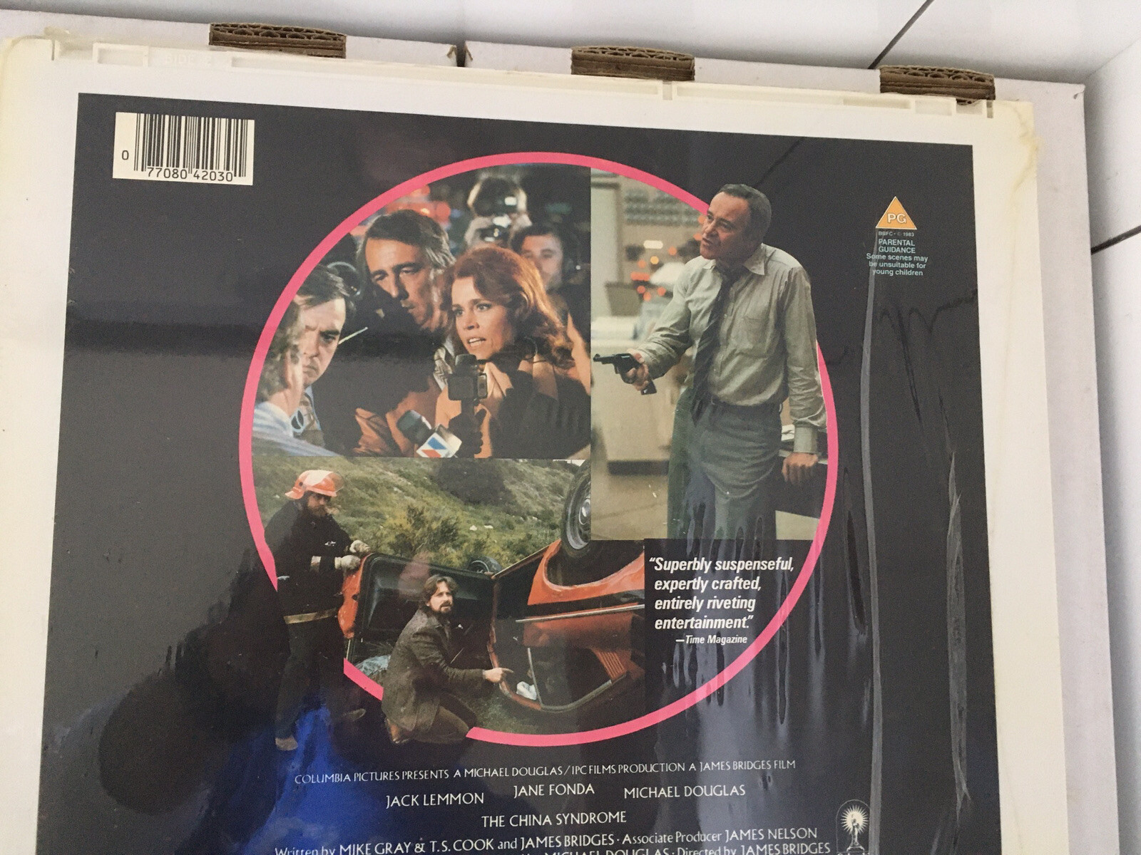 CED Videodisc - The China Syndrome. New & Sealed
