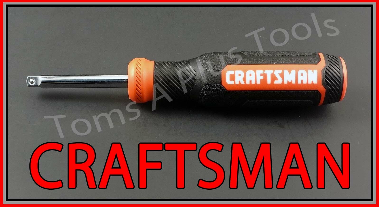 CRAFTSMAN HAND TOOLS 7-1/2" Long 1/4 socket nut driver extension spinner handle
