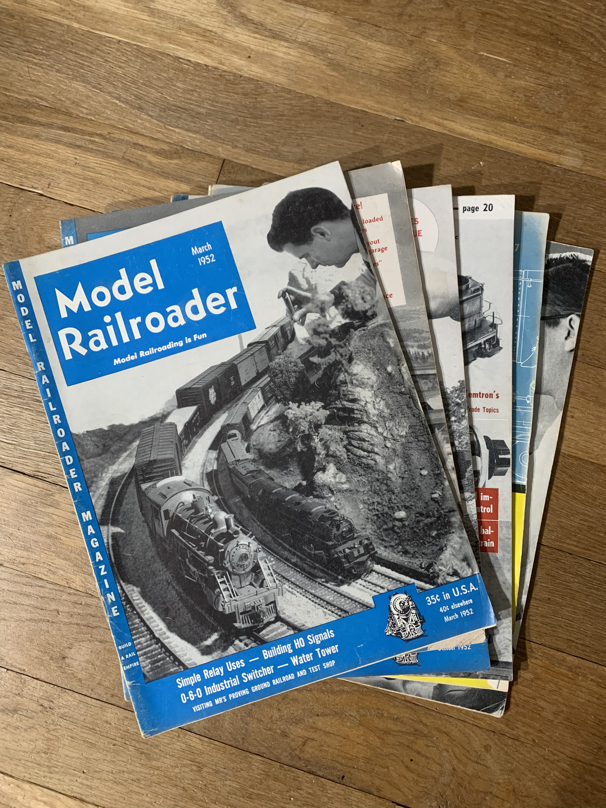 Model Railroader Magazines 1952 1954 1957 6 Issues