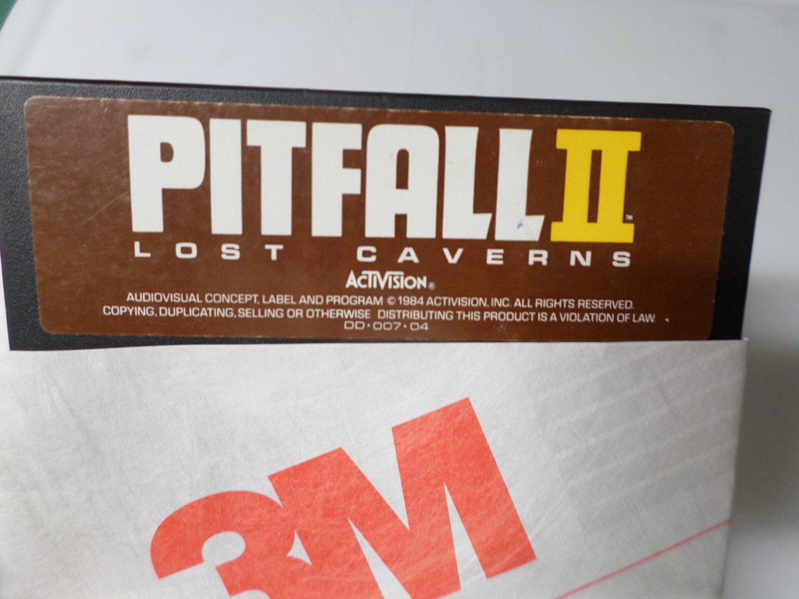 5.25" Floppy - COMMODORE 64 - PITFALL II LOST CAVERNS - (1984)