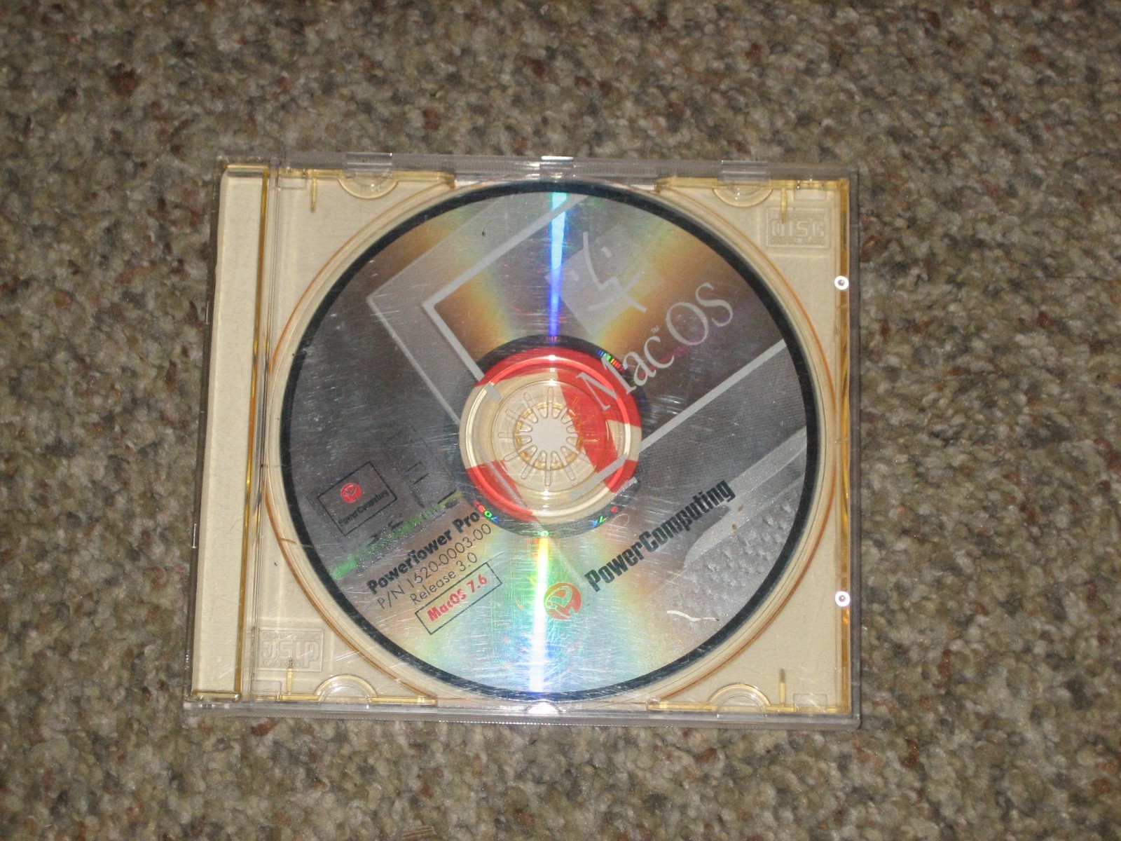 PowerComputing PowerTower Pro Install CD with mAC os 7.6 P/N 1620-0003-00