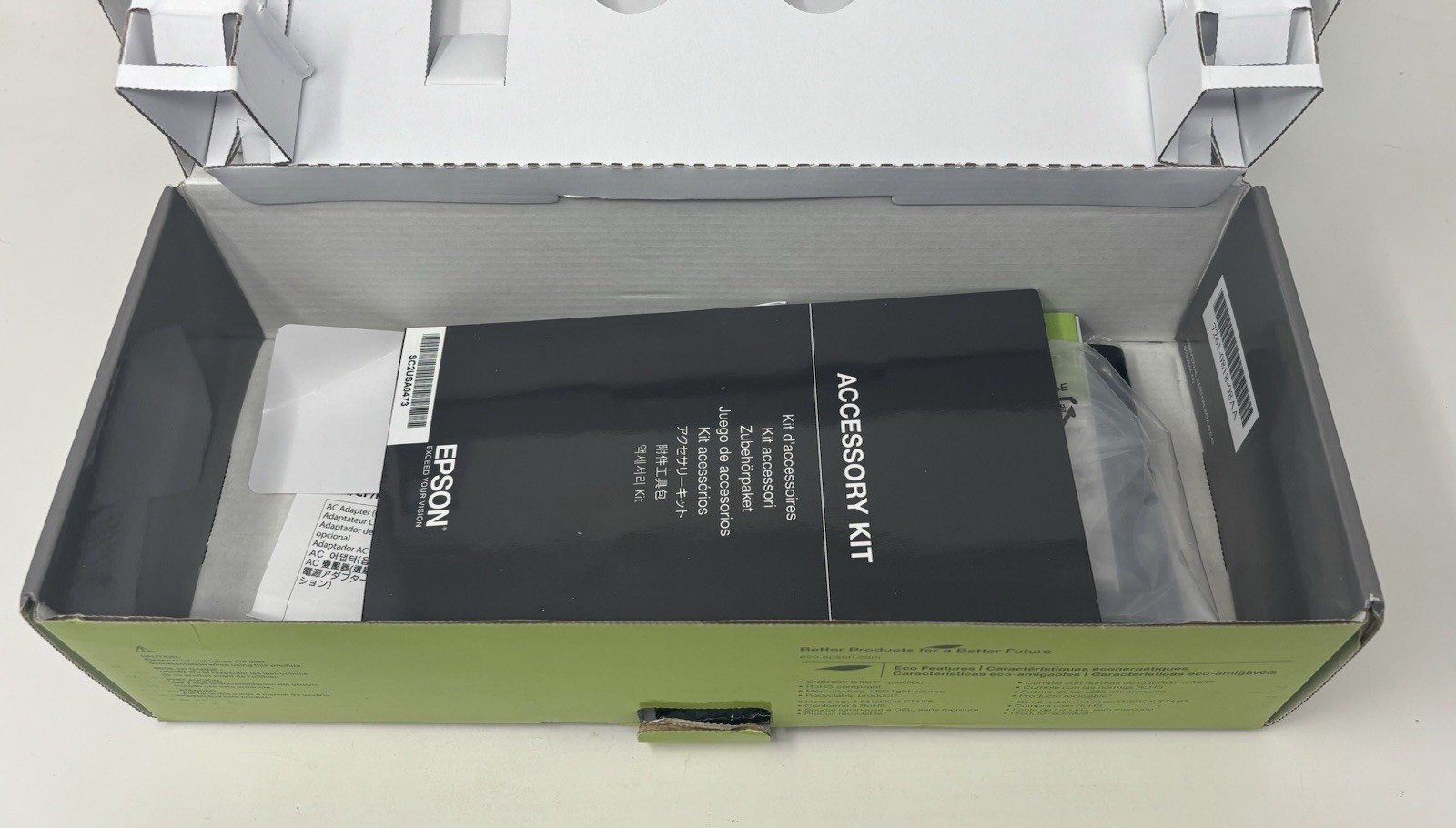 Epson WorkForce DS-40 Portable Compact Wireless Color Document Scanner Open Box