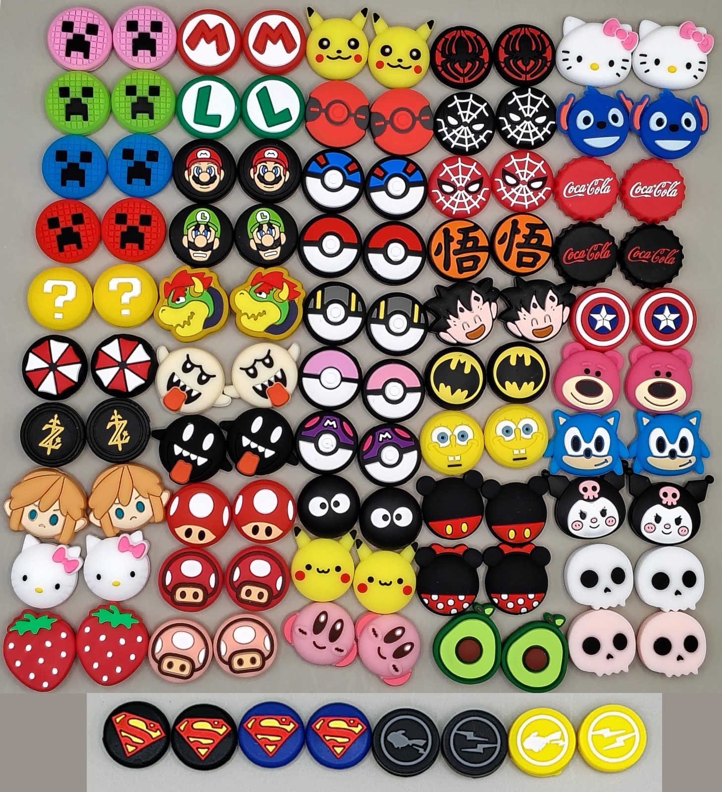 Thumb Grips Nintendo Switch OLED Lite Joy-Con Analog Joystick Cap Cover YOU PICK