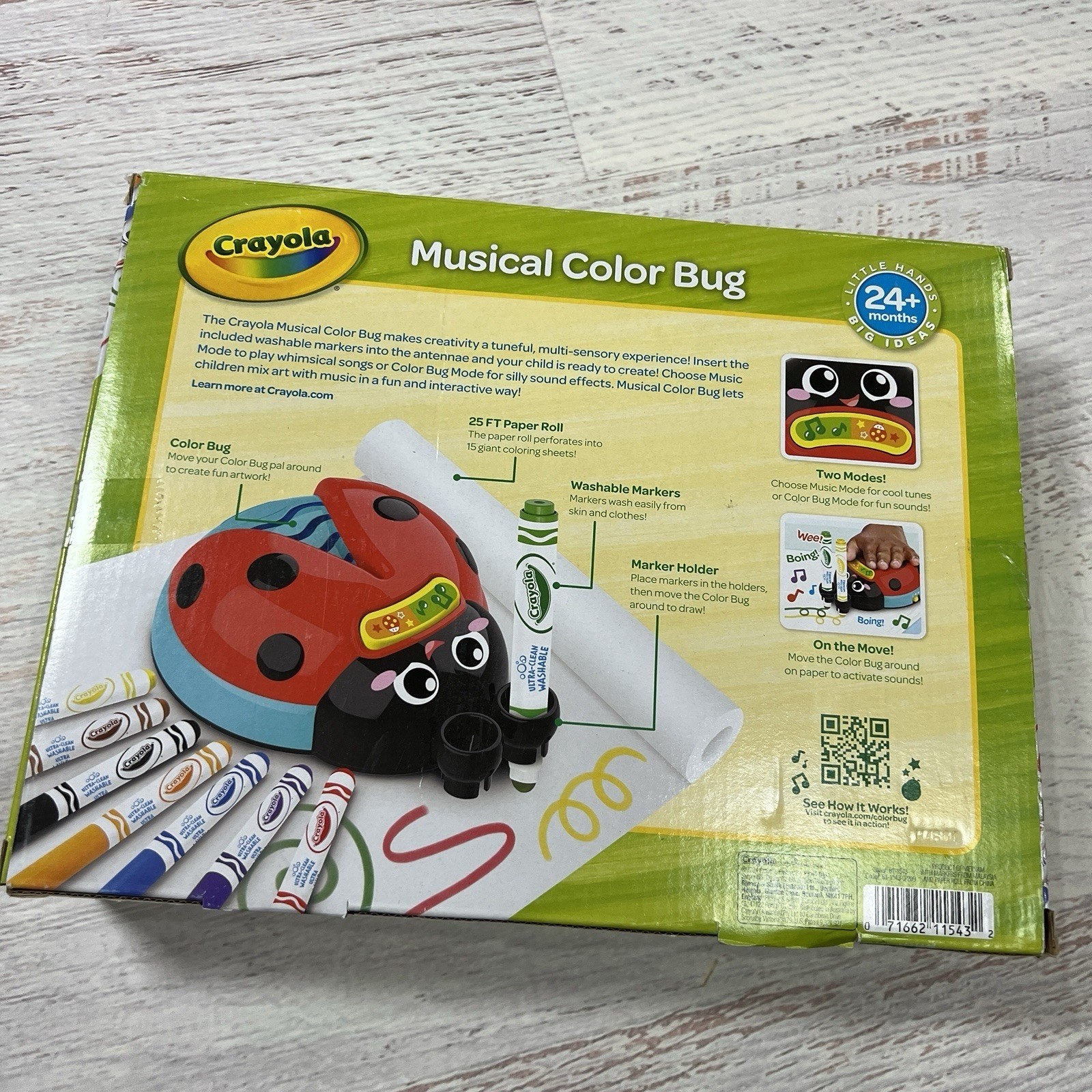 Crayola Musical Color Bug Drawing Coloring Crafts Kit