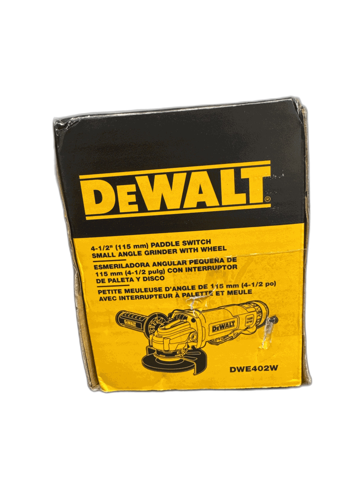 DEWALT 11 Amp Corded 4.5 in. Small Angle Grinder