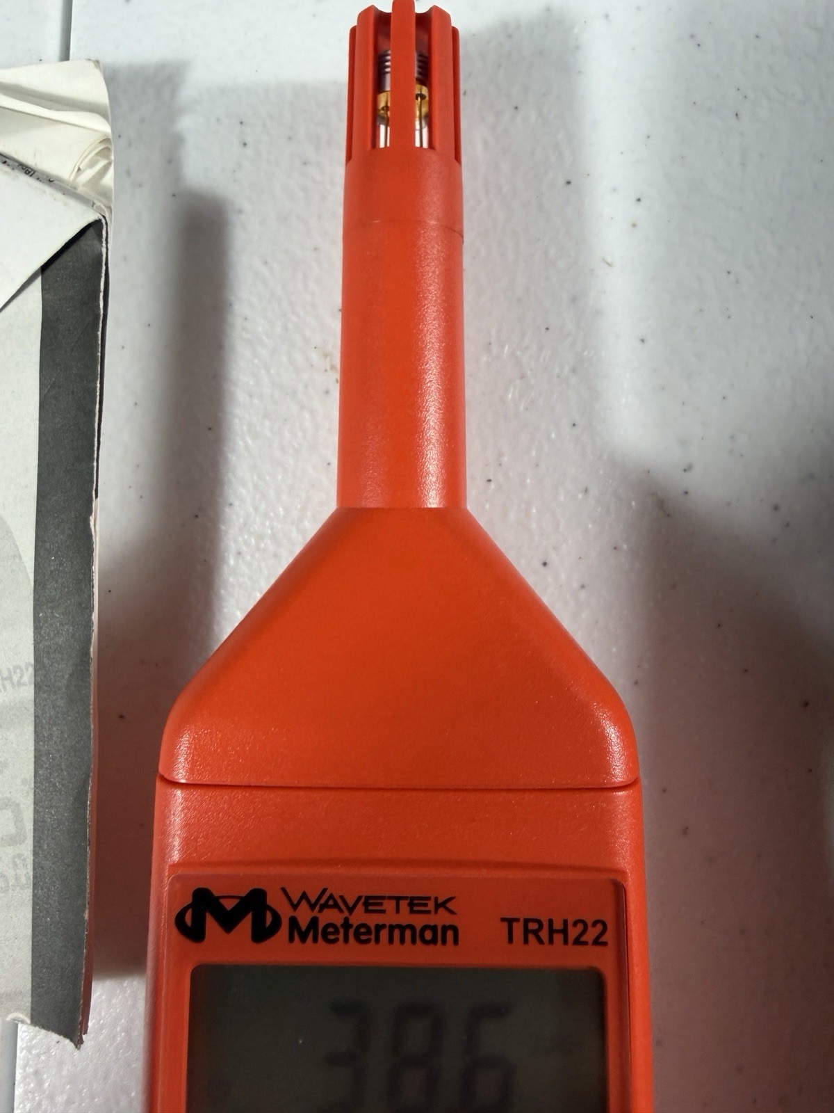 Wavetek Meterman TRH22 Digital Humidity Temperature Meter w/ Case & Manual