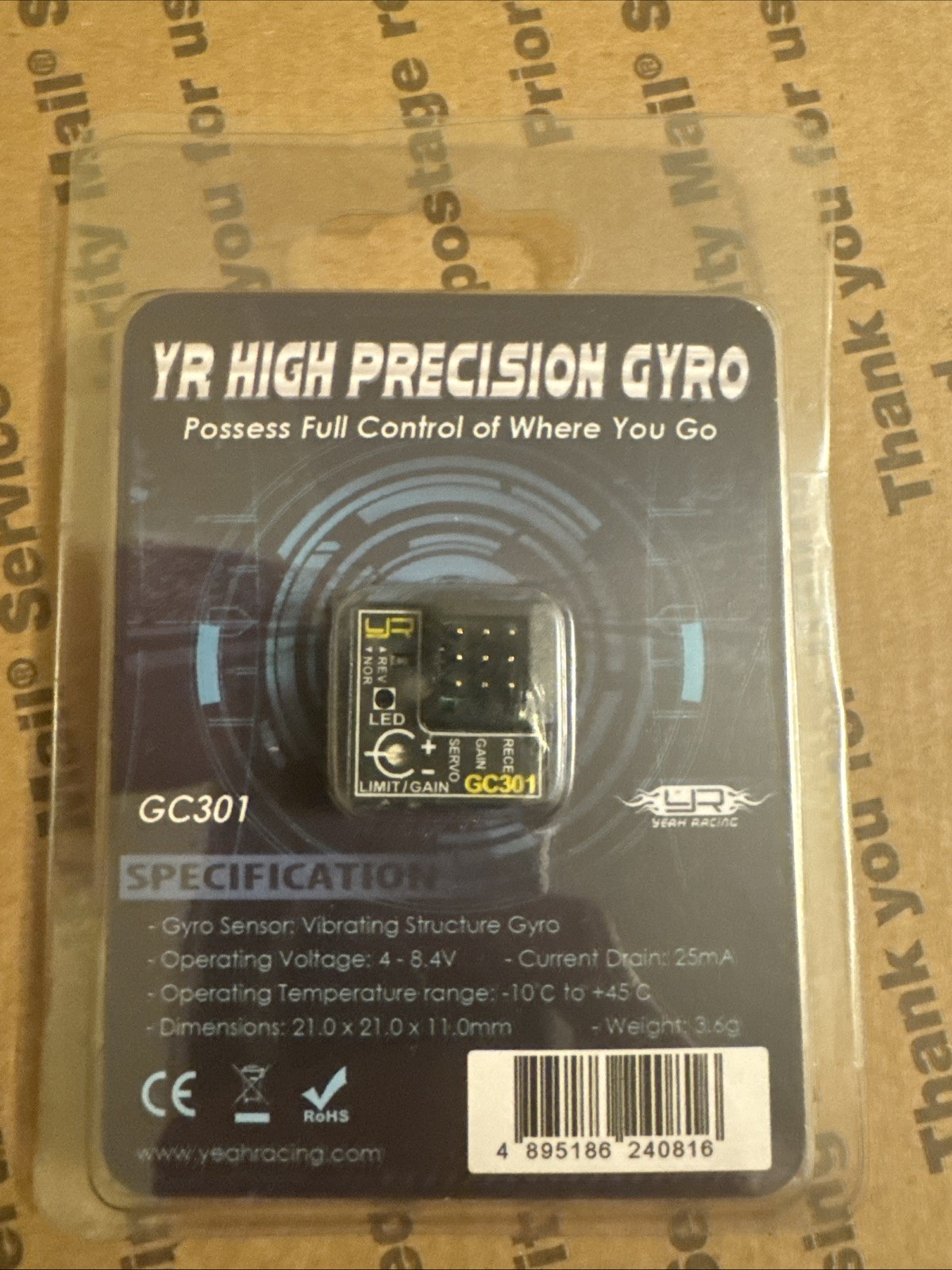 Yeah Racing High Precision Gyro GC301