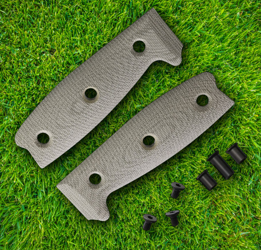 ESEE Handle For ESEE 3 Fixed-Blade Knife Green Micarta Includes Hardware USA