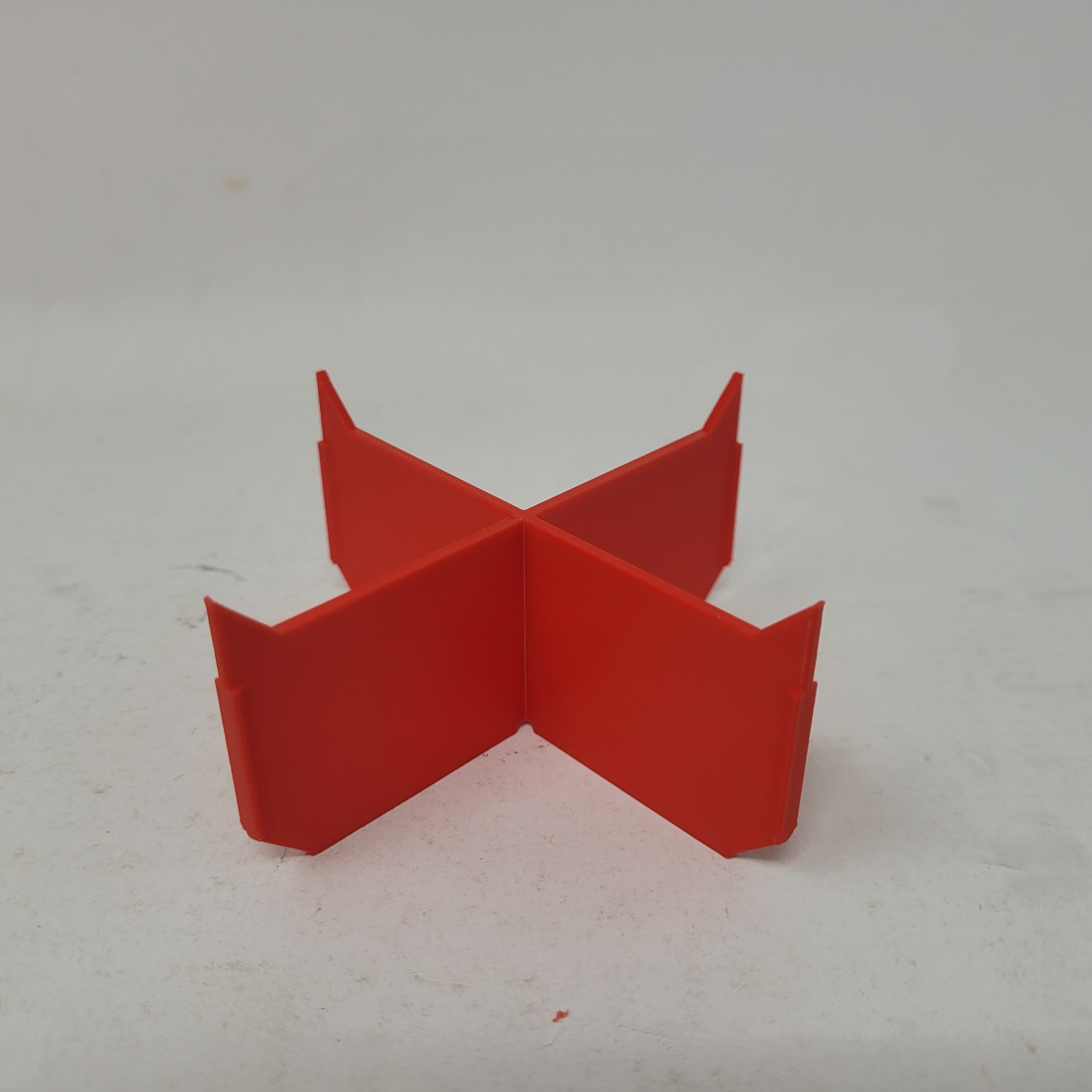 5 Red 4-Way Divider for Low Profile Milwaukee Packout Tray Insert