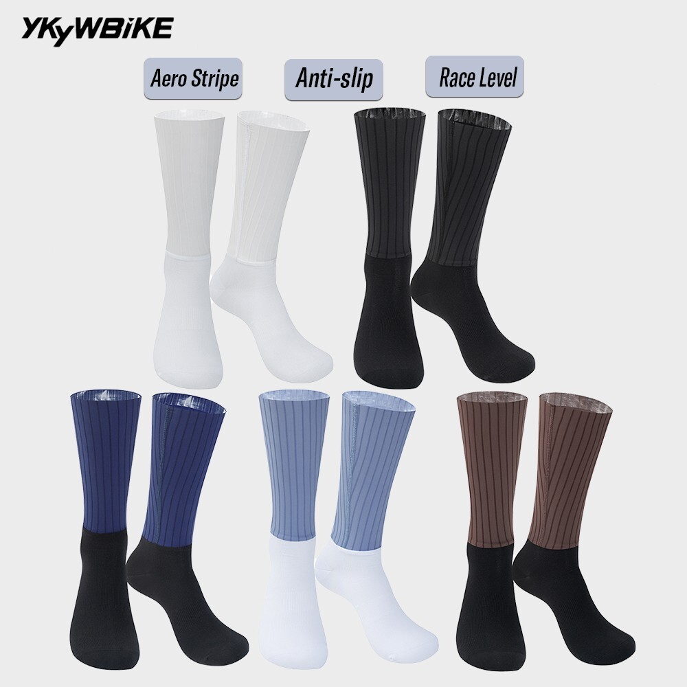 Aero Cycling Socks Aerodynamics Road Bike Racing Anti-Slip Socks Unisex EU38-44