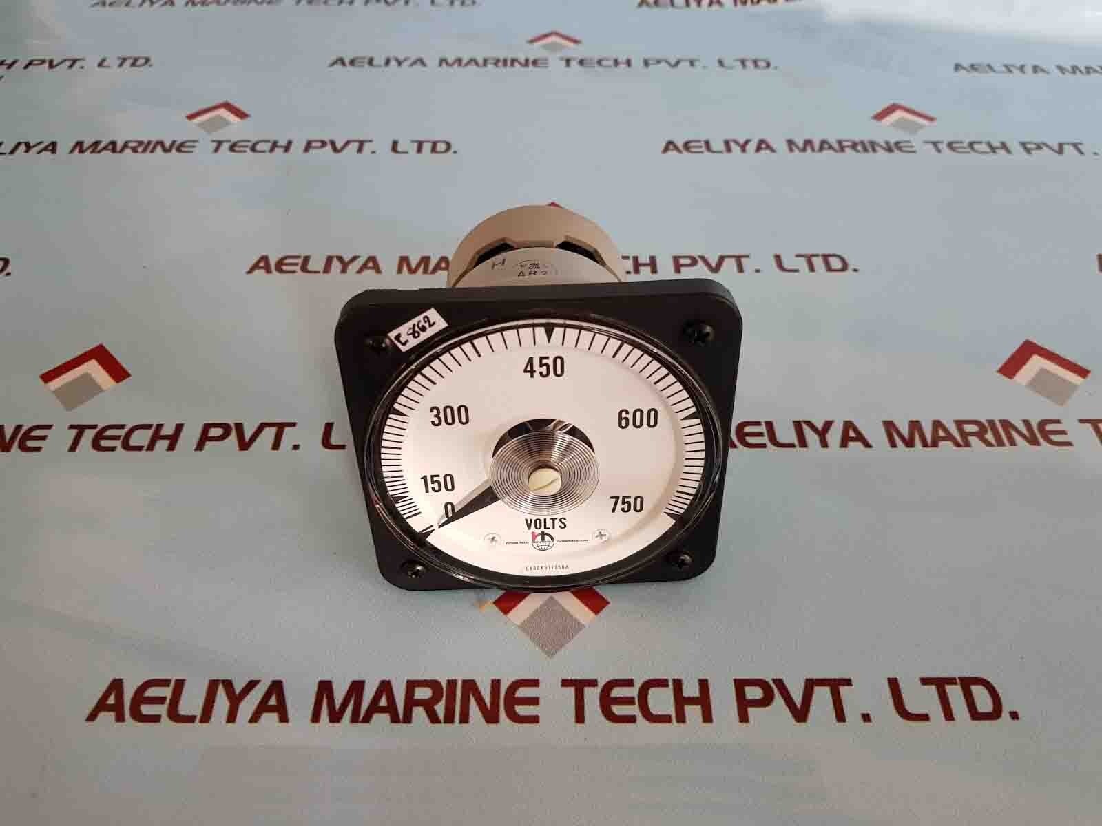 General electric ab40 ac voltmeter 50-103021pzsm2aaz 0 to 750 volts