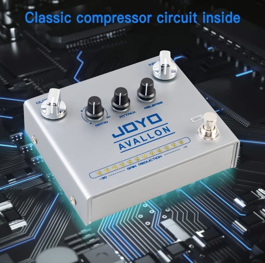 Compressor Effect Pedal with Precise Compression Knobs Adjusting Independent for