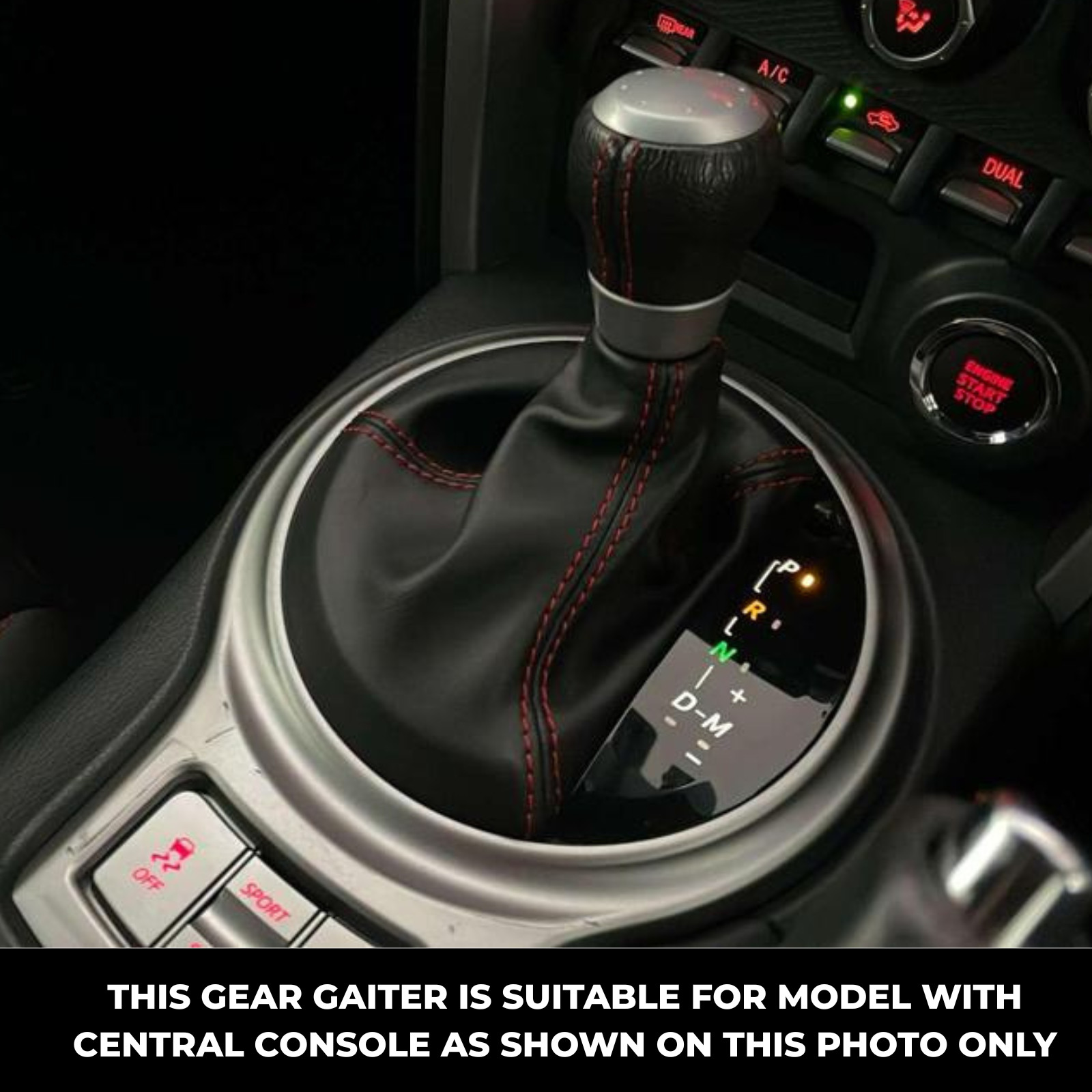 Automatic Leather Shift Boot with ABS Frame for Toyota 86 GT86 2012-2019