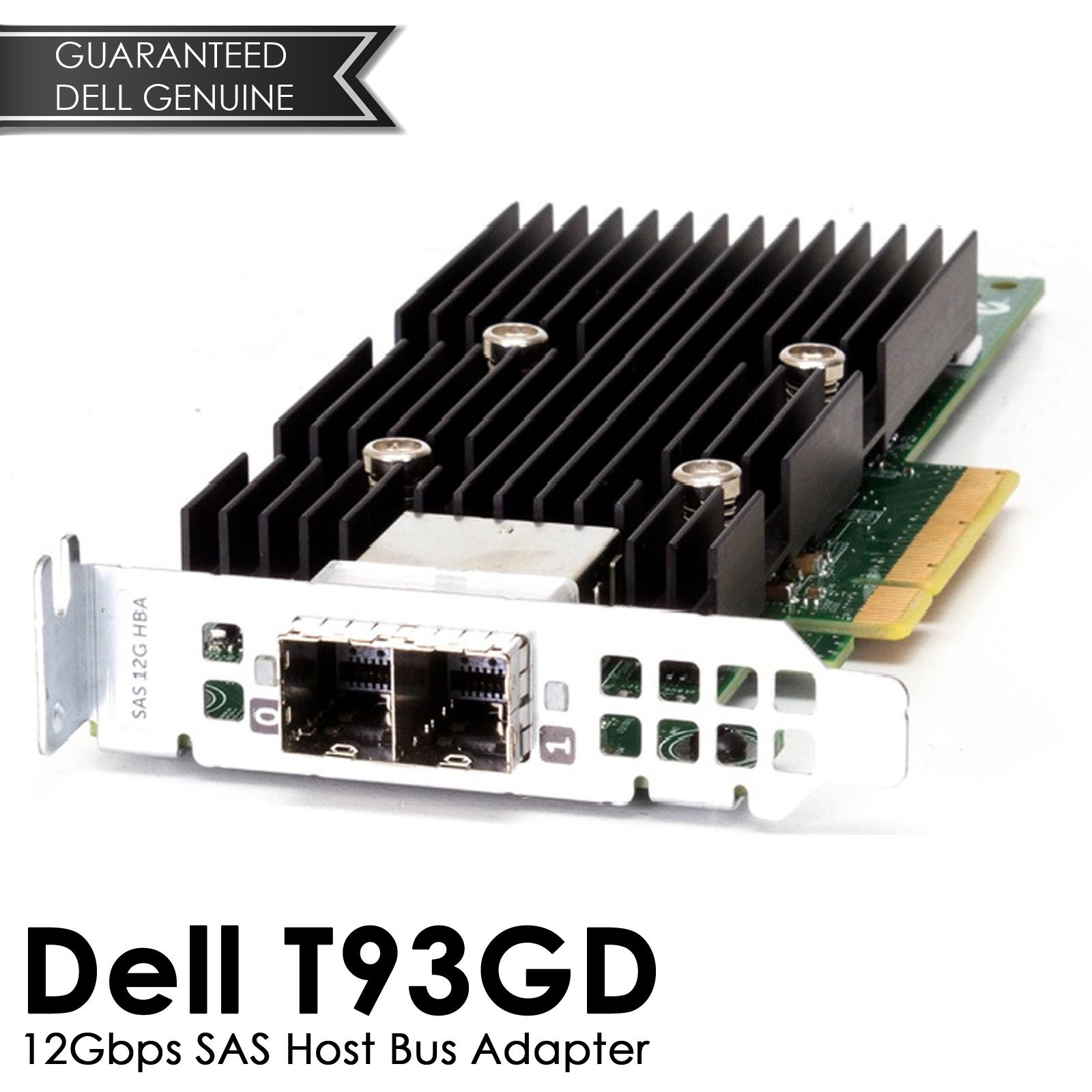 Dell T93GD 12Gb External SAS HBA PCI-e x8 Controller 1NNXD Low Profile