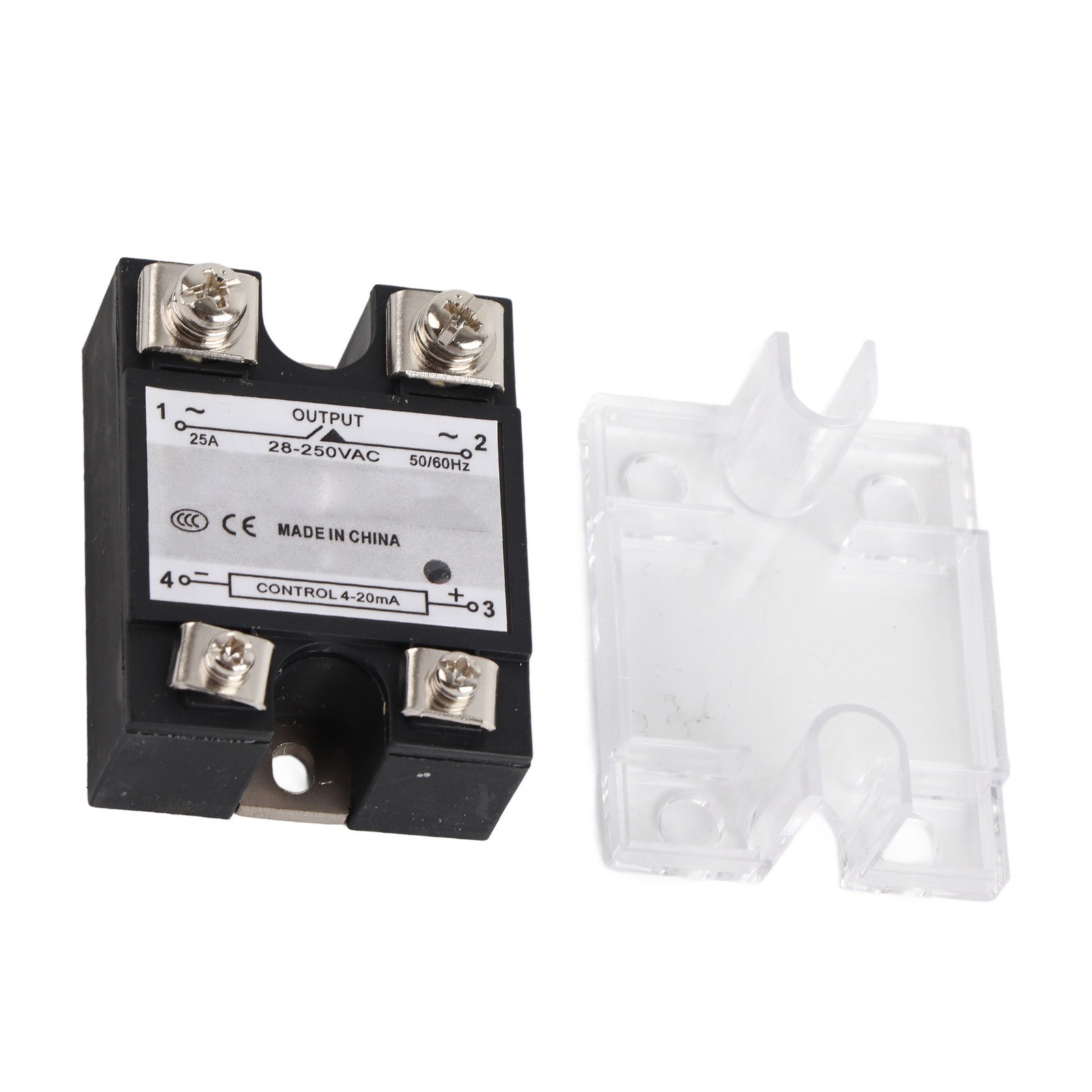 Solid State Relay SSR 4‑20mA Input To 28‑250V AC Output Stepless Regulator