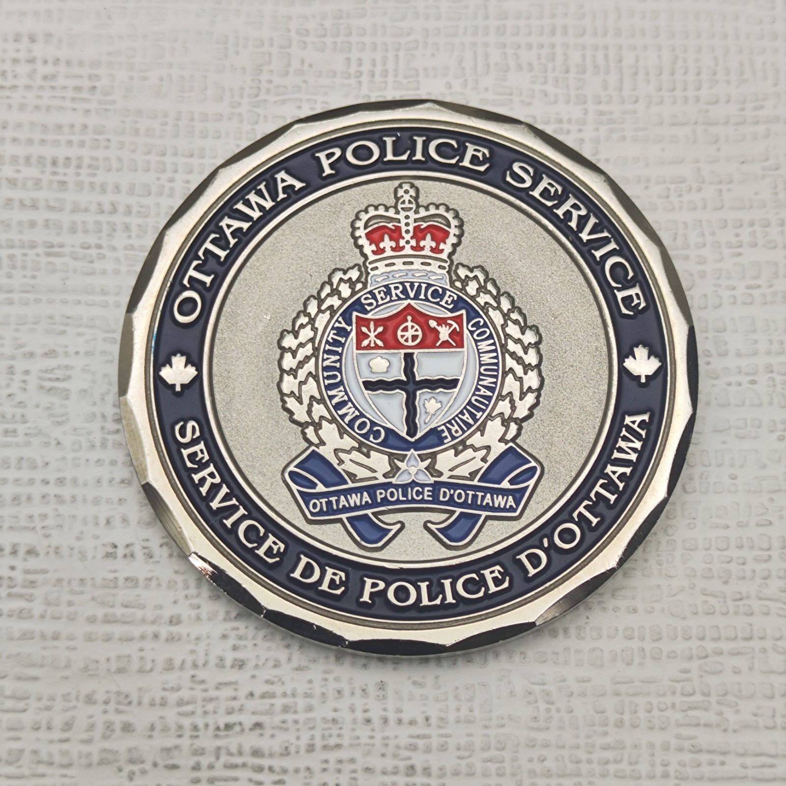 Ottawa Police Service Foxtrot Platoon Challenge Coin