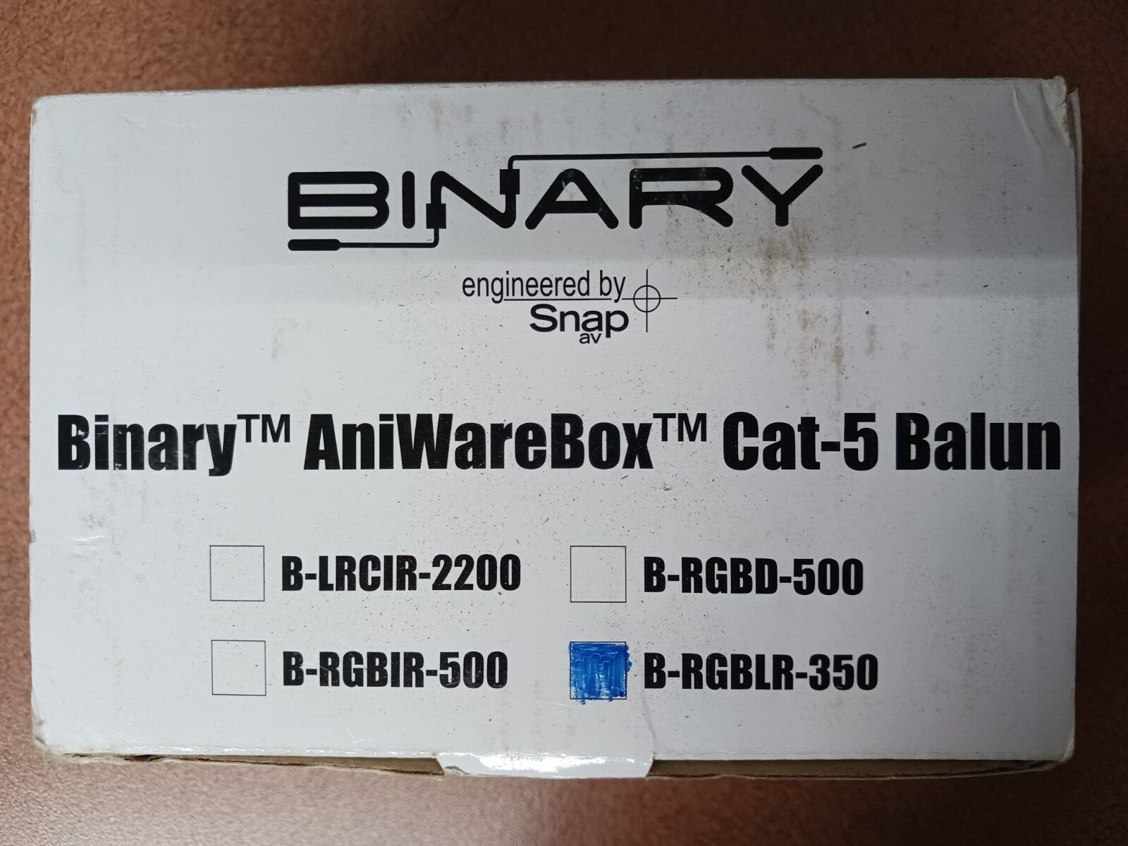 Binary AniwareBox Cat 5 Balun - B-RGBLR-350, B-RGBD-500, B-RGBIR-500
