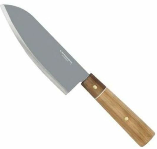 Condor Kondoru Kitchen Santoku Knife 6.55" Blasted Satin Blade 65000 CTK5000-6.5