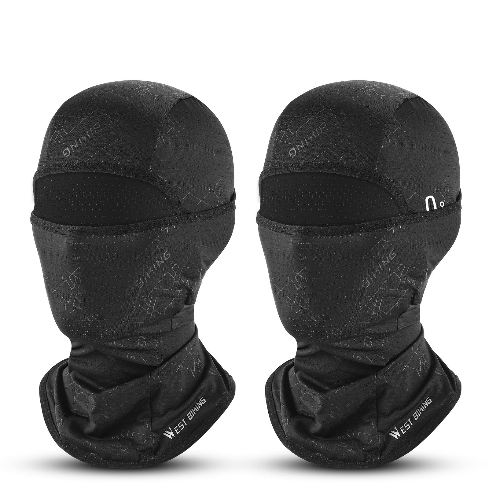 WEST BIKING Summer Cycling Hat Face Mask Ice Silk Balaclava Bike Sports Headgear