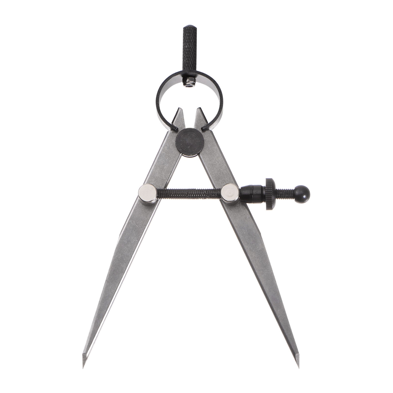 Spring Joint Caliper 4" Carbon Steel Spring Divider Caliper w Solid Nut Flat Leg