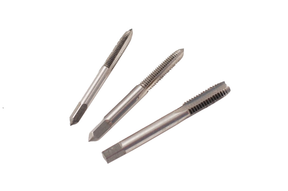 Professional Taper Plug Bottom 3pc Hand Tap Pipe Screw Thread Set: M3-M30