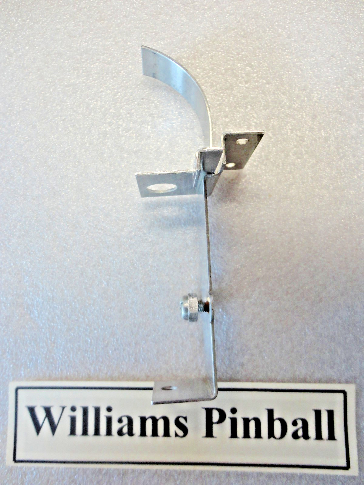 Williams Pinball Upkicker Scoop Bracket, Game Unknown. Cleaned and Intact.