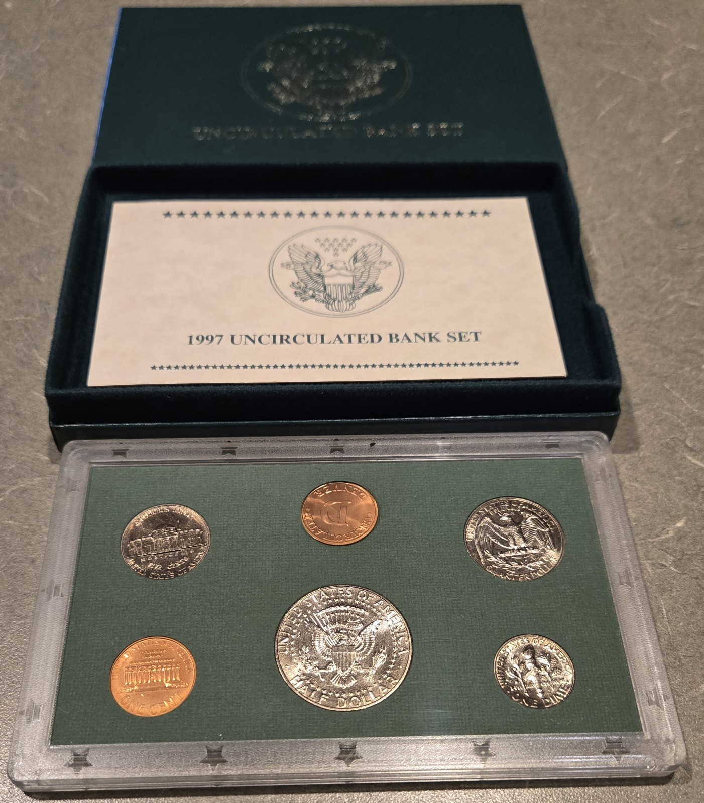 1997 US Mint Uncirculated Bank Set OGP