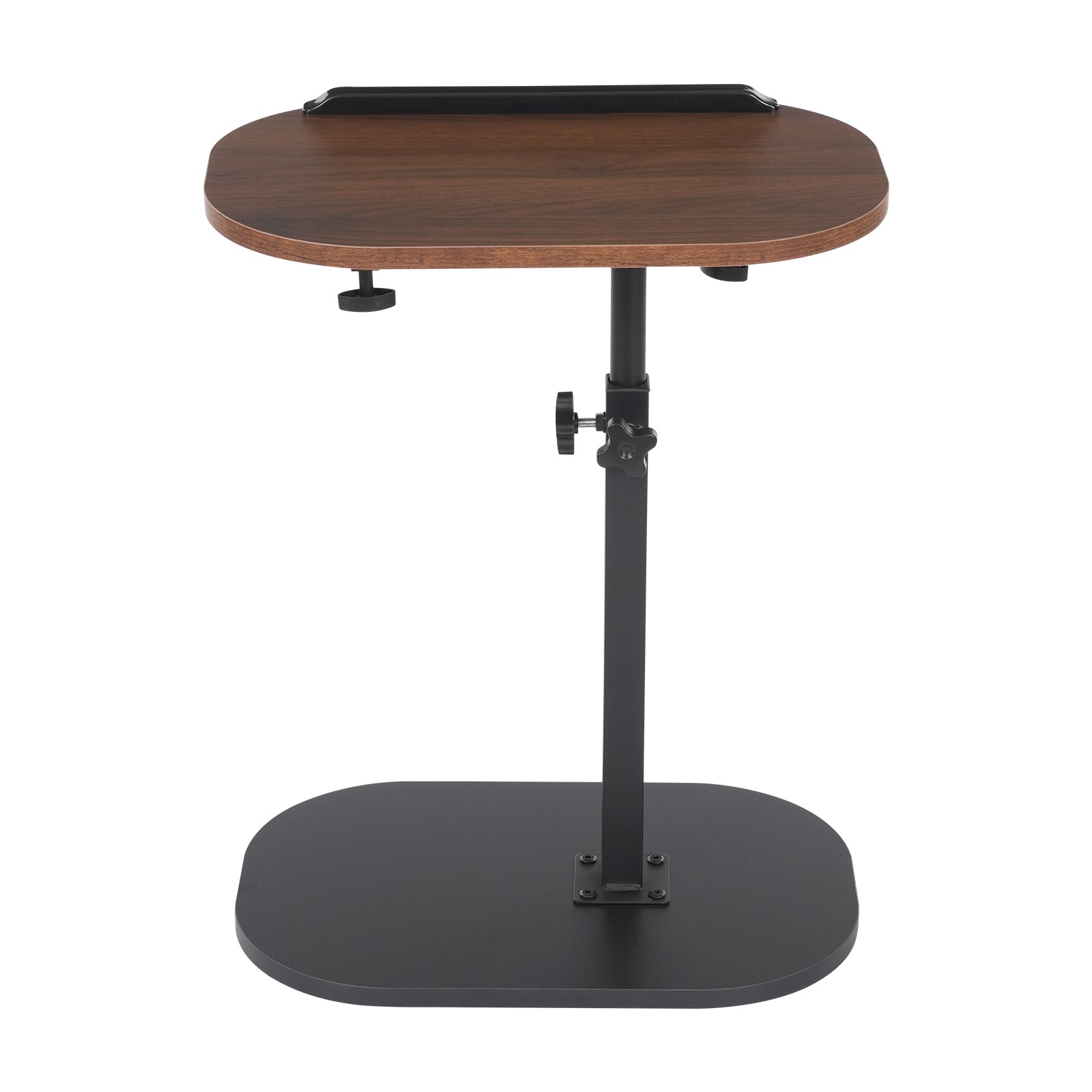 C-shaped Side Table Sofa Table for Living Room+Study Height Adjustable SideTable