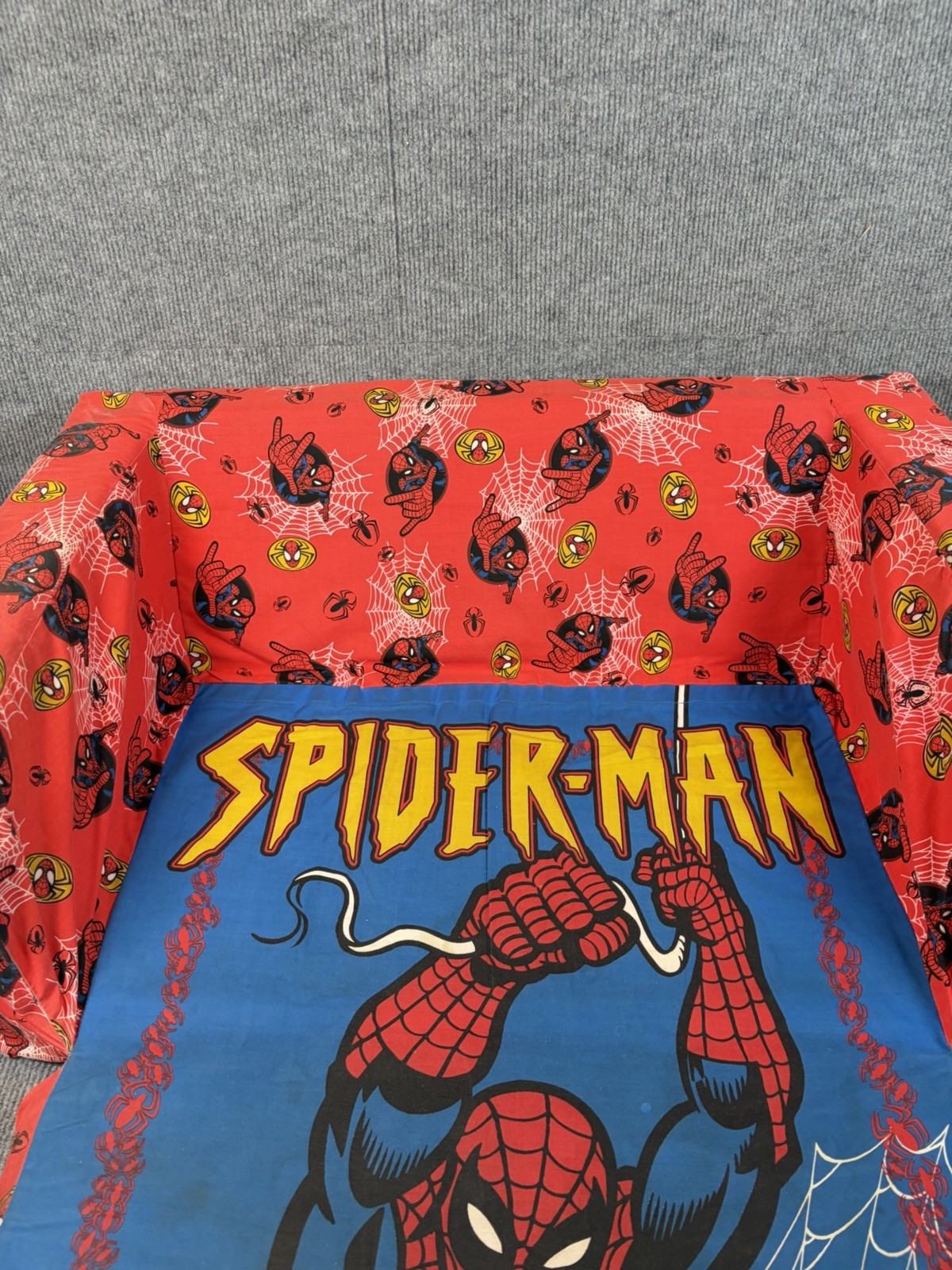 Children Flip-Out Sofa Couch Bed Futon Spider-Man RARE HTF