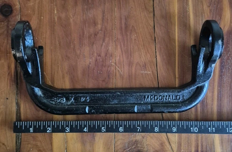McDonald Water Meter Yoke Bar ⅝"X ¾" Cast USA