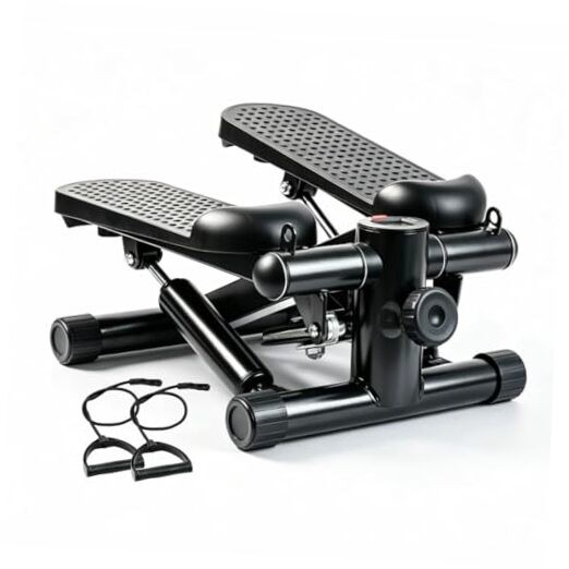 Compact Stepper Machine for Indoor Cardio & Leg Workout | Small Portable Step