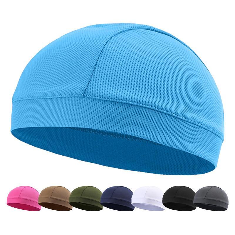 Cooling Skull Cap Helmet Liner Sweat Wicking Beanie Head Wrap Bicycle Riding Hat