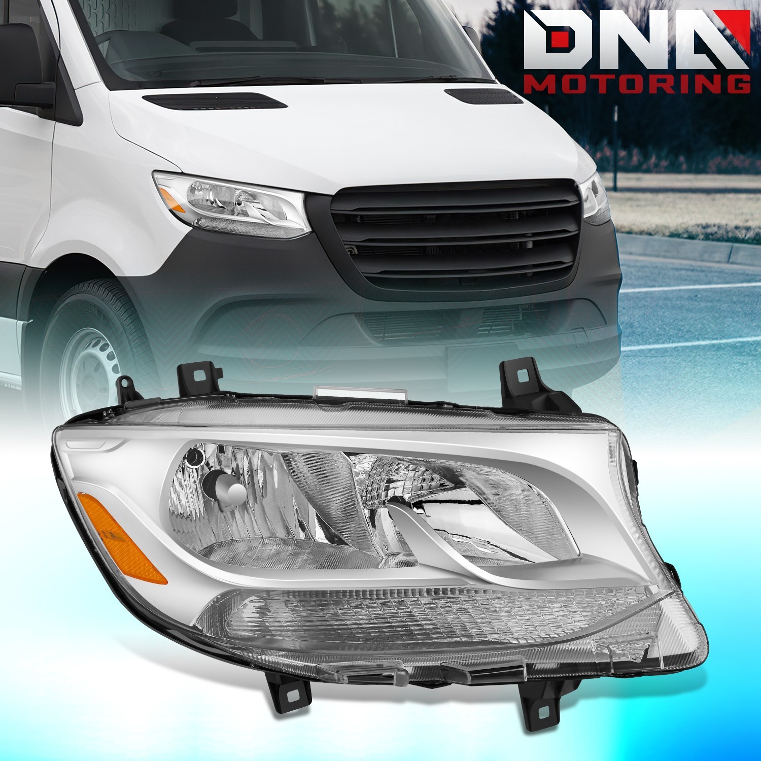For 2019-2024 Mercedes-Benz Sprinter Halogen Headlight Headlamp Passenger/Right