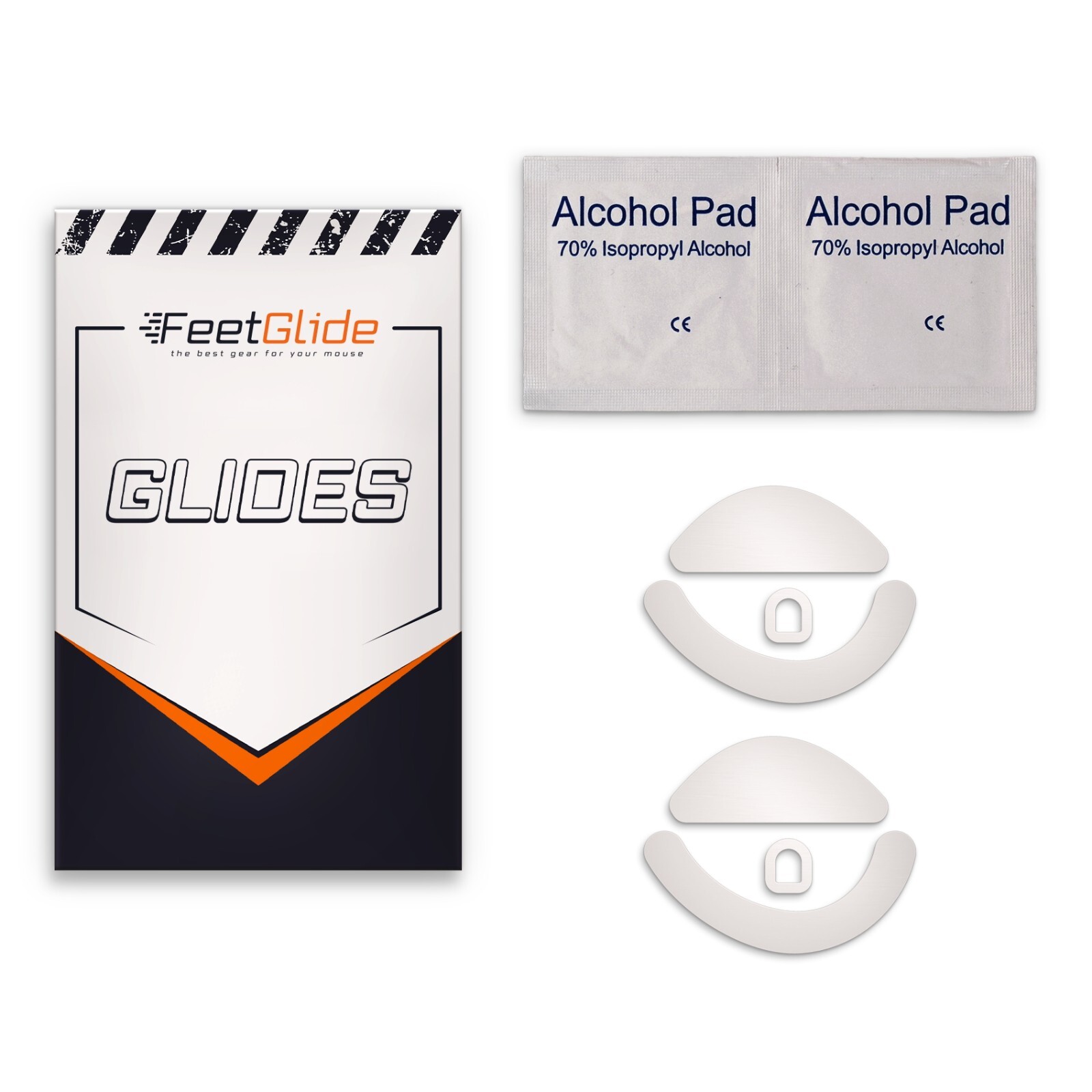 FeetGlide Skates for Razer Pro Click V2 Vertical Edition